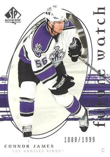 #266 Connor James - Los Angeles Kings - 2005-06 SP Authentic Hockey