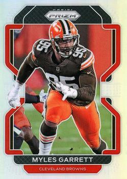#266 Myles Garrett - Cleveland Browns - 2021 Panini Prizm - Silver Football