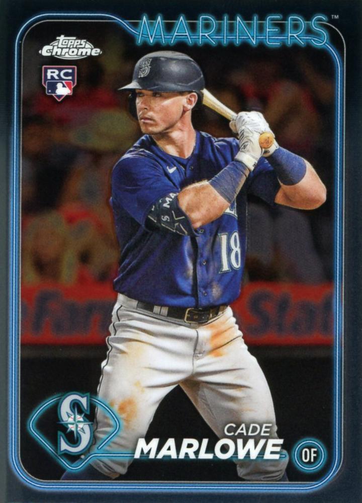 #266 Cade Marlowe - Seattle Mariners - 2024 Topps Chrome Baseball