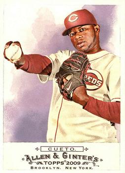 #266 Johnny Cueto - Cincinnati Reds - 2009 Topps Allen & Ginter Baseball