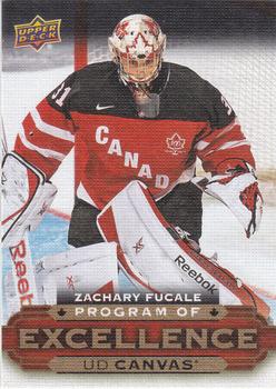 #C266 Zachary Fucale - Canada - 2015-16 Upper Deck - UD Canvas Hockey