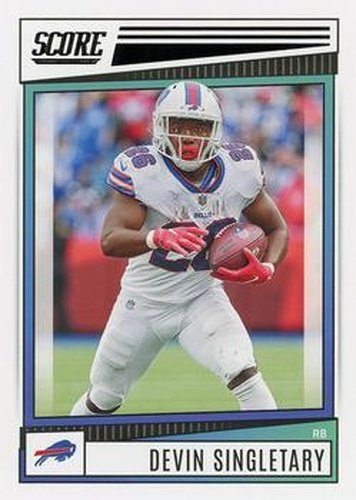#266 Devin Singletary - Buffalo Bills - 2022 Score Football