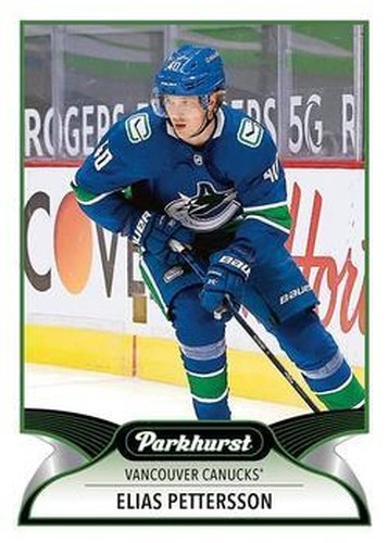 #266 Elias Pettersson - Vancouver Canucks - 2021-22 Parkhurst Hockey