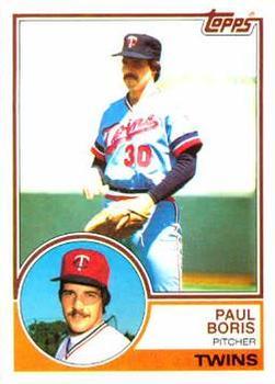 #266 Paul Boris - Minnesota Twins - 1983 Topps Baseball