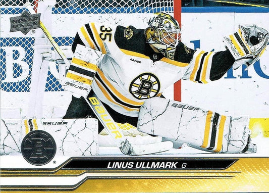#266 Linus Ullmark - Boston Bruins - 2023-24 Upper Deck Hockey