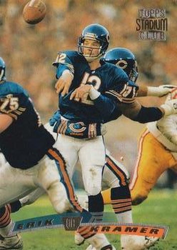 #266 Erik Kramer - Chicago Bears - 1996 Stadium Club Football