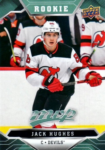 #266 Jack Hughes - New Jersey Devils - 2019-20 Upper Deck MVP Hockey