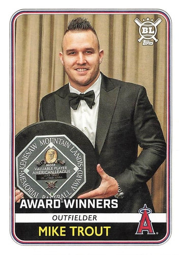 #266 Mike Trout - Los Angeles Angels - 2020 Topps Big League Baseball