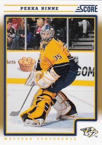 #266 Pekka Rinne - Nashville Predators - 2012-13 Score - Gold Rush Hockey