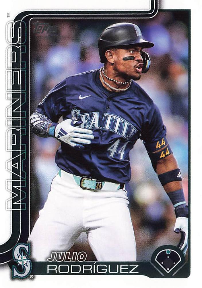 #266 Julio Rodríguez - Seattle Mariners - 2025 Topps Baseball