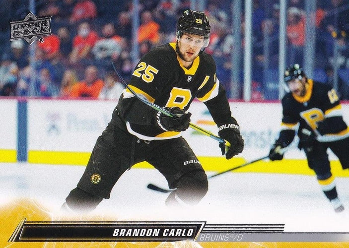 #267 Brandon Carlo - Boston Bruins - 2022-23 Upper Deck Hockey