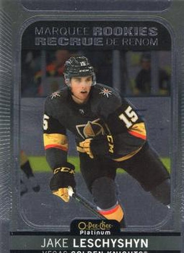 #267 Jake Leschyshyn - Vegas Golden Knights - 2021-22 O-Pee-Chee Platinum Hockey