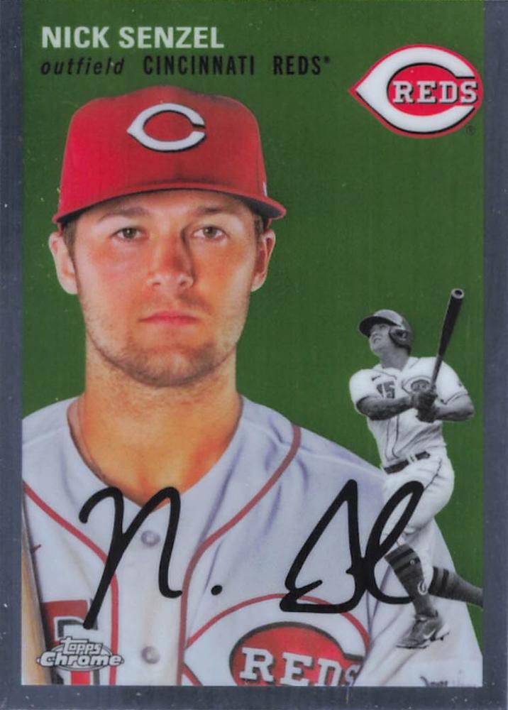 #267 Nick Senzel - Cincinnati Reds - 2023 Topps Chrome Platinum Anniversary Baseball