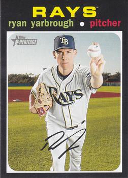 #267 Ryan Yarbrough - Tampa Bay Rays - 2020 Topps Heritage Baseball