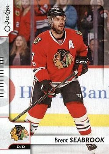 #267 Brent Seabrook - Chicago Blackhawks - 2017-18 O-Pee-Chee Hockey