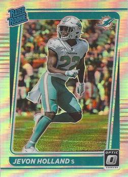 #267 Jevon Holland - Miami Dolphins - 2021 Donruss Optic - Holo Football