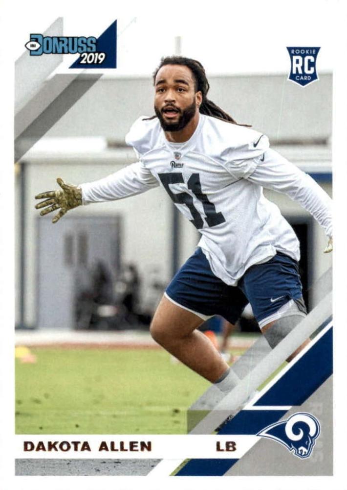 #267 Dakota Allen - Los Angeles Rams - 2019 Donruss Football