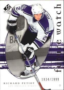 #267 Richard Petiot - Los Angeles Kings - 2005-06 SP Authentic Hockey