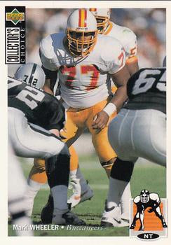 #267 Mark Wheeler - Tampa Bay Buccaneers - 1994 Collector's Choice Football