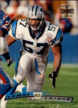 #267 Lamar Lathon - Carolina Panthers - 1996 Stadium Club Football