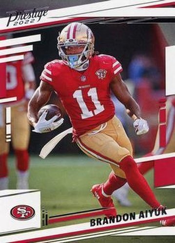 #267 Brandon Aiyuk - San Francisco 49ers - 2022 Panini Prestige Football