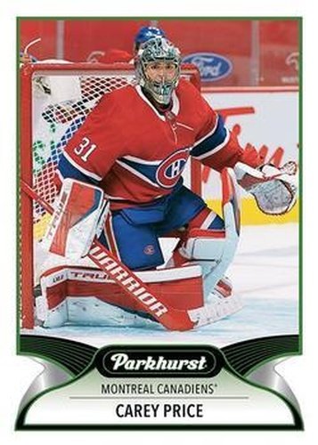 #267 Carey Price - Montreal Canadiens - 2021-22 Parkhurst Hockey
