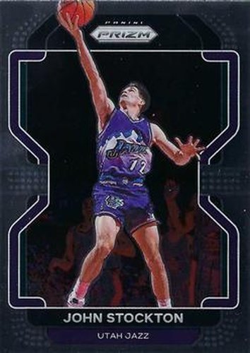 #267 John Stockton - Utah Jazz - 2021-22 Panini Prizm Basketball