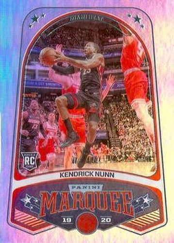 #267 Kendrick Nunn - Miami Heat - 2019-20 Panini Chronicles Basketball