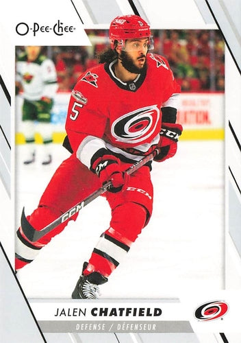 #267 Jalen Chatfield - Carolina Hurricanes - 2023-24 O-Pee-Chee Hockey