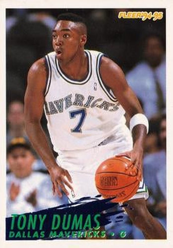 #267 Tony Dumas - Dallas Mavericks - 1994-95 Fleer Basketball
