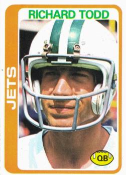 #267 Richard Todd - New York Jets - 1978 Topps Football