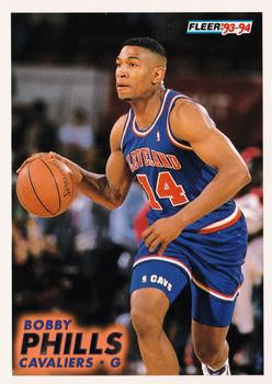 #267 Bobby Phills - Cleveland Cavaliers - 1993-94 Fleer Basketball