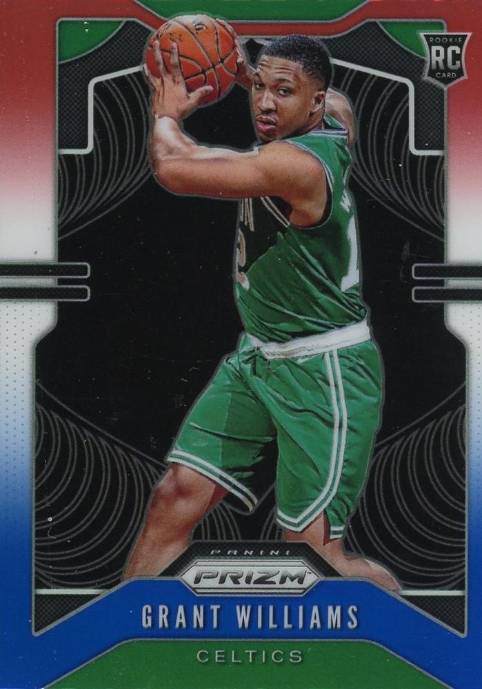 #267 Grant Williams - Boston Celtics - 2019-20 Panini Prizm - Prizms Red White and Blue Basketball
