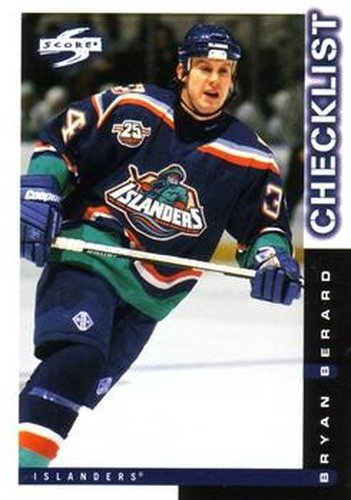 #267 Bryan Berard - New York Islanders - 1997-98 Score Hockey