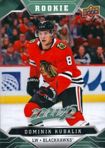 #267 Dominik Kubalik - Chicago Blackhawks - 2019-20 Upper Deck MVP Hockey