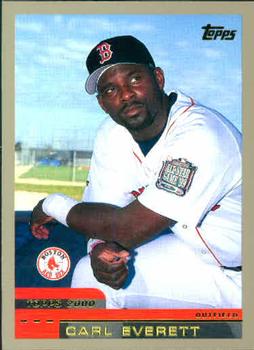 #267 Carl Everett - Boston Red Sox - 2000 Topps Baseball