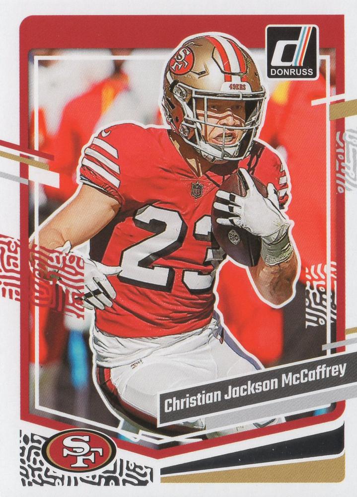 #267b Christian McCaffrey - San Francisco 49ers - 2023 Donruss Football