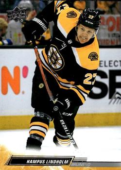 #268 Hampus Lindholm - Boston Bruins - 2022-23 Upper Deck Hockey