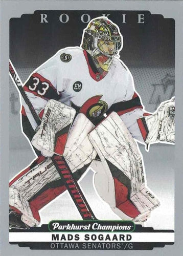 #268 Mads Sogaard - Ottawa Senators - 2022-23 Parkhurst Champions - Silver Hockey