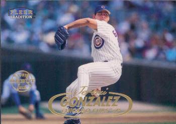 #268 Jeremi Gonzalez - Chicago Cubs - 1998 Fleer Tradition Baseball