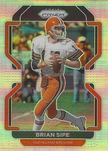 #268 Brian Sipe - Cleveland Browns - 2021 Panini Prizm - Silver Football