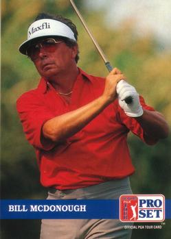 #268 Bill McDonough - 1992 Pro Set PGA Tour Golf