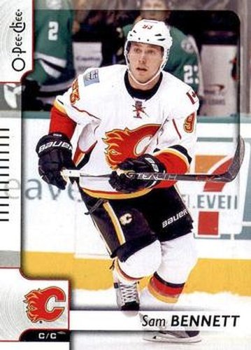 #268 Sam Bennett - Calgary Flames - 2017-18 O-Pee-Chee Hockey
