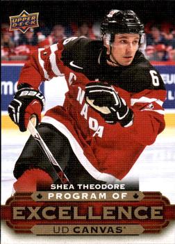 #C268 Shea Theodore - Canada - 2015-16 Upper Deck - UD Canvas Hockey