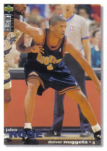 #268 Jalen Rose - Denver Nuggets - 1995-96 Collector's Choice Basketball