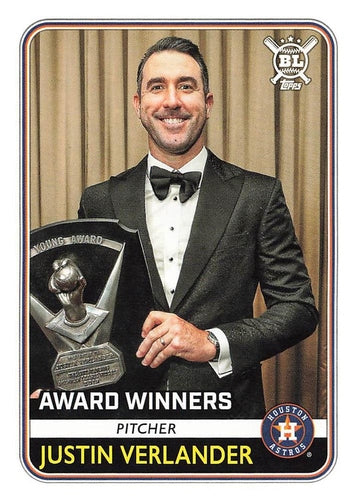 #268 Justin Verlander - Houston Astros - 2020 Topps Big League Baseball