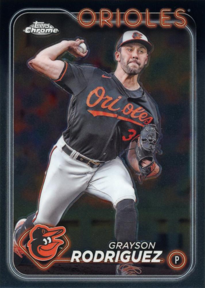 #268 Grayson Rodriguez - Baltimore Orioles - 2024 Topps Chrome Baseball
