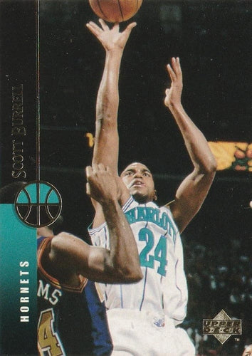 #268 Scott Burrell - Charlotte Hornets - 1994-95 Upper Deck Basketball