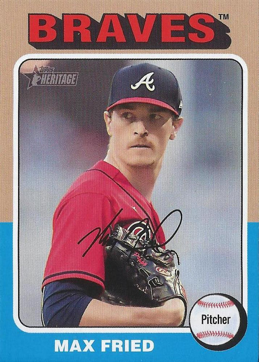#268 Max Fried - Atlanta Braves - 2024 Topps Heritage Baseball