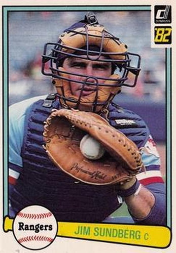 #268 Jim Sundberg - Texas Rangers - 1982 Donruss Baseball